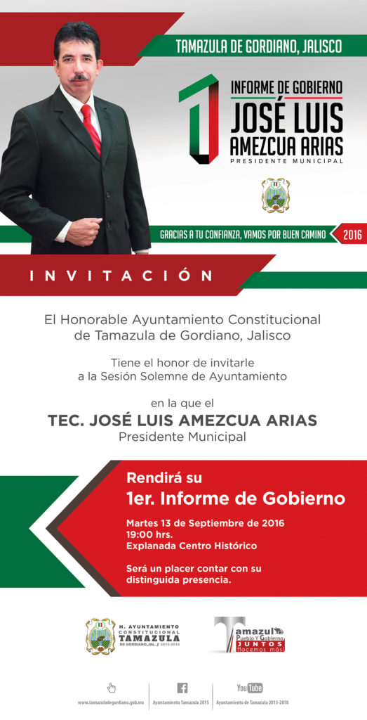 INVITA INFORME DE GOBIERNO