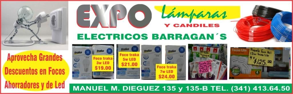 ExpoLamparas y Candiles electricos Barragan