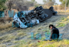 Tráiler Termina Volcado en la Carretera Libre Acatlán de Juárez- Ciudad Guzmán