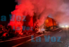 Tractocamión se Incendia en la Autopista Colima–Guadalajara
